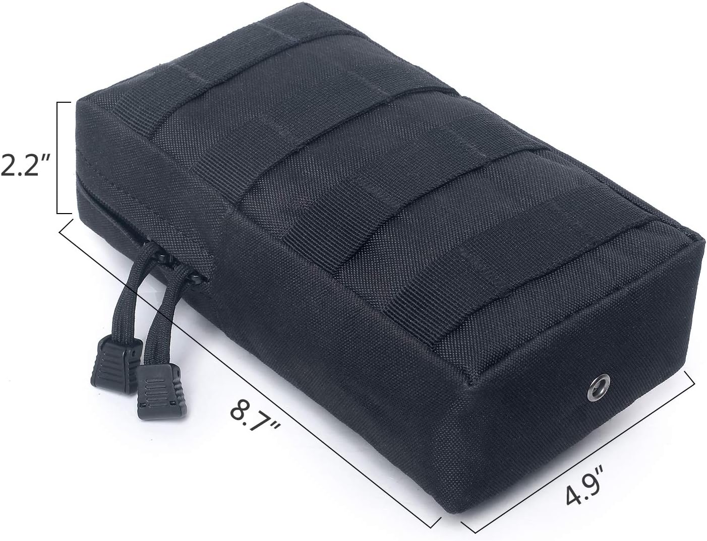 Tacticool 2 Pack Molle Pouches - Tactical Compact Water-Resistant EDC Pouch