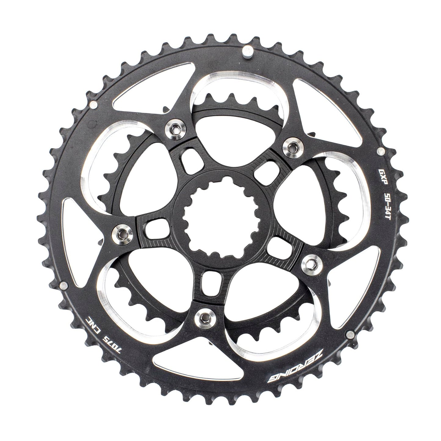 EVOSID Bike Chainring Adapter GXP to 110/130BCD 5 Arms Aluminium Spider Adapter for Sram X9 XX1 X0 X01 GXP, Dub Crank with 5 Bolt (110BCD with 5 bolt)