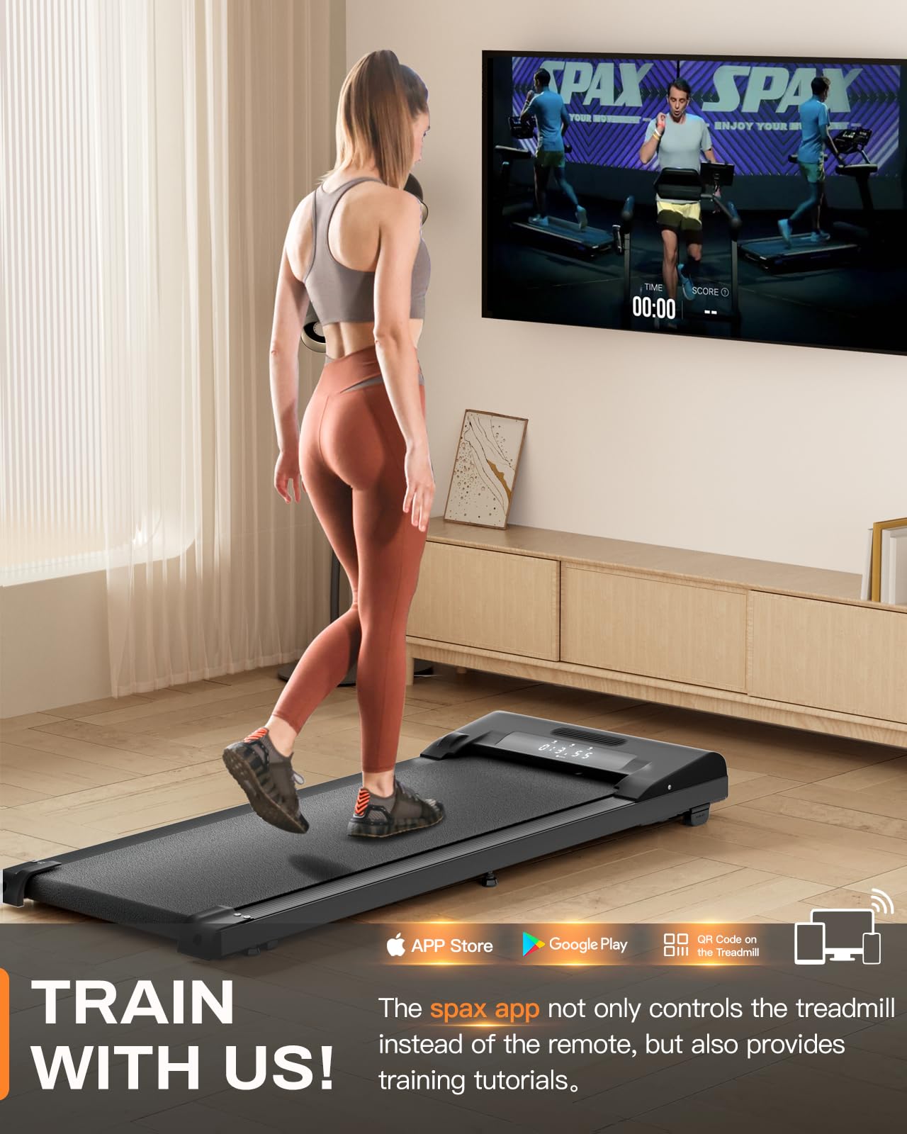 LONTEK Walking Pad, Small Under Desk Treadmill, Quiet Walking Treadmills for Home Office