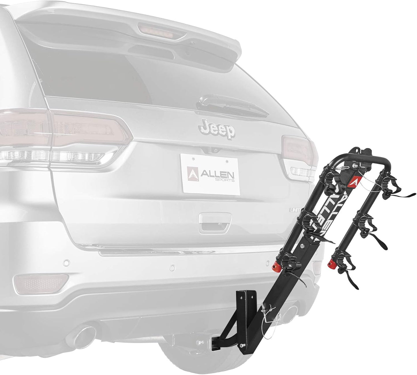 3-Bike Hitch Rack for 1.25" & 2" Hitches - Allen Sports Durable Bike Carrier