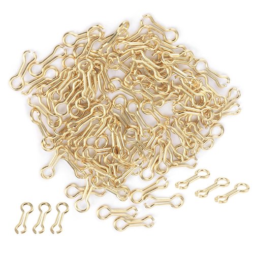 ZLXHDL 300PCS Brass Sinker Eyes for Lead Weight Mold, Fishing Sinker Eyes Eyelets, Carp Fishing Wire Eyes Sinker Screw Guides Loops Tackle Accessory(S)