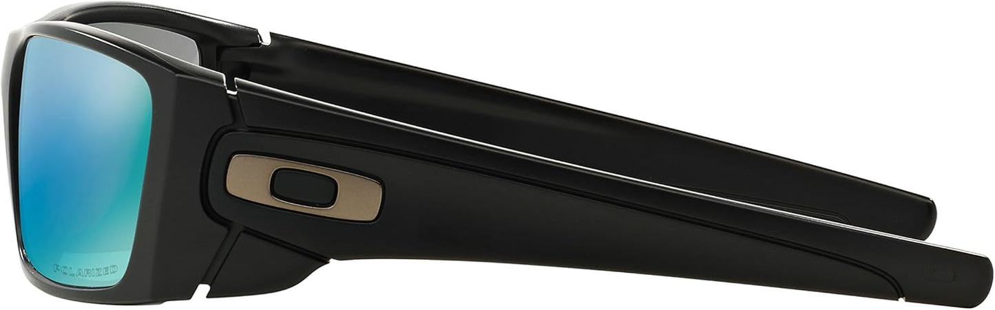 Oakley Fuel Cell Sunglasses Matte Black with Prizm Deep H2O Polarized Lens