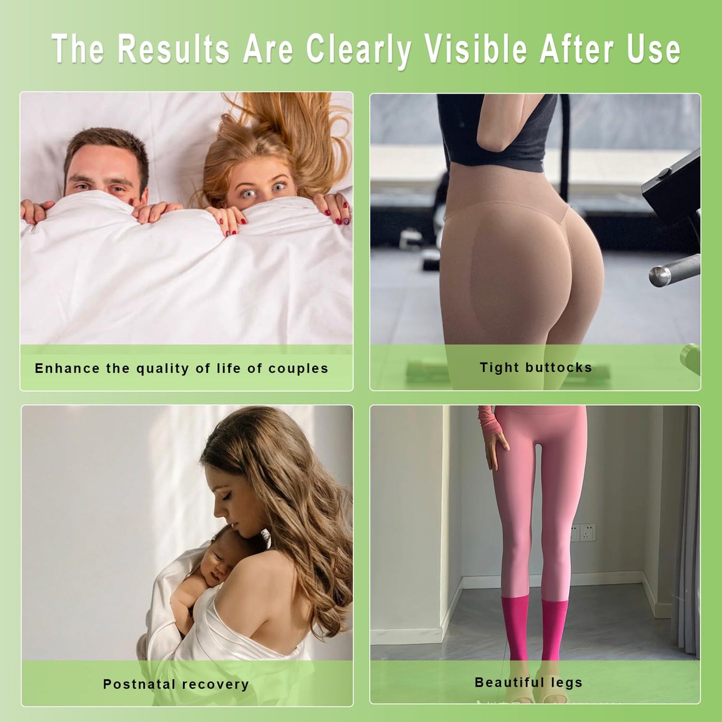 Evocifu Kegel Exerciser,Pelvic Floor Muscle Traine,Kegel Trainer for Postpartum Rehabilitation,Inner Thigh Exerciser Specially Designed for Women