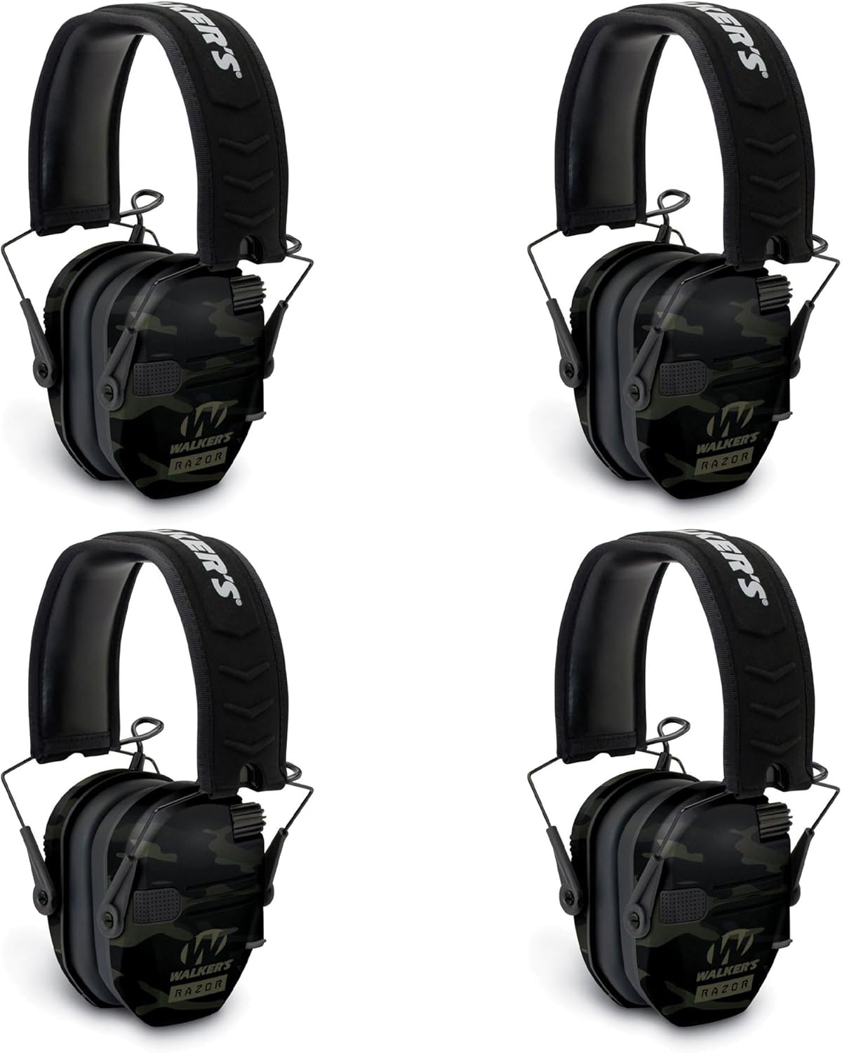 Walker's Razor Slim Shooter Electronic Hunting Folding Hearing Protection Earmuffs