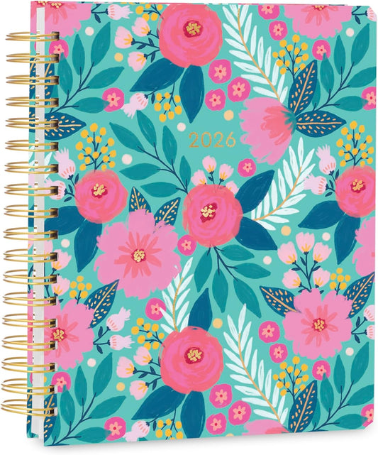 High Note Hardcover Academic Planner 2025-2026, Garden Bee, 9" x 10" 272 Pages, Daily Weekly Monthly Planner 2025-2026 August to December, Back to School Calendar Book for Teachers and Students