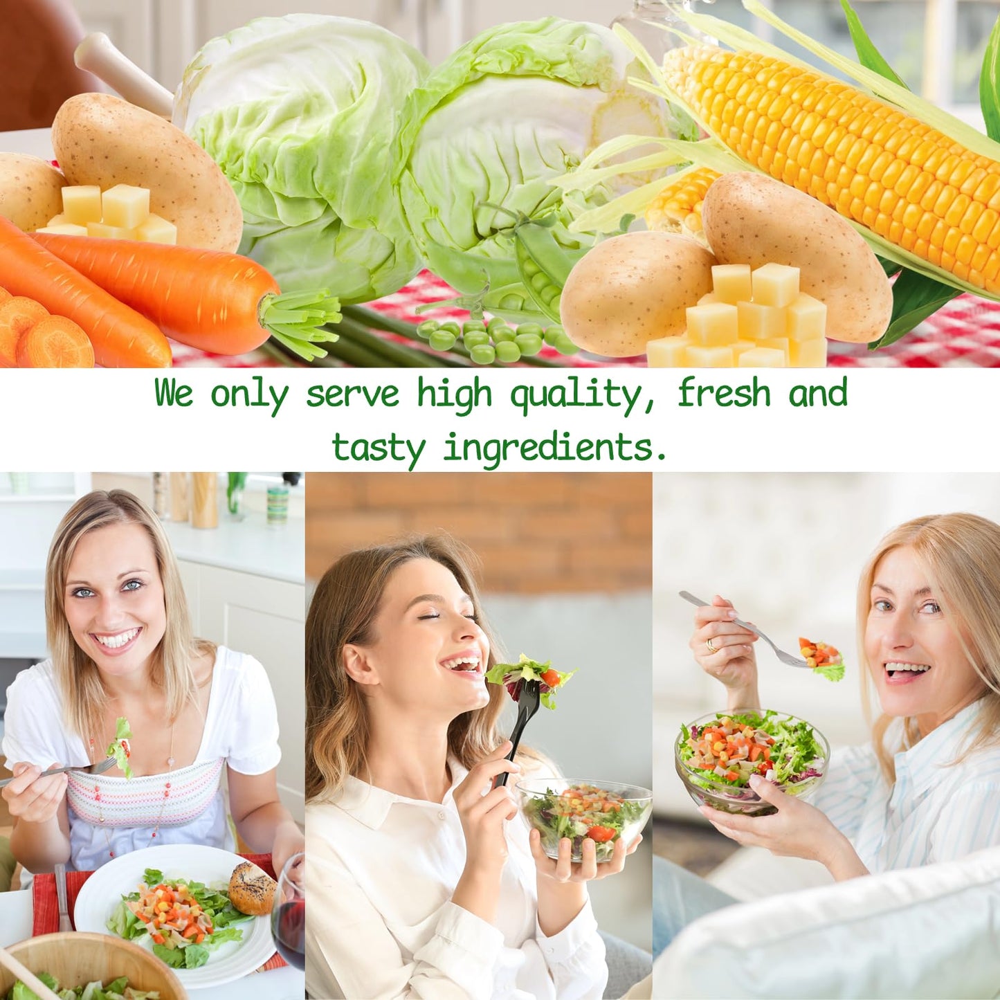 Freeze Dried Mixed Dehydrated Vegetables - 10.58oz Natural Ramen Toppings Vegetable Flakes, No Gluten& No Allergen, Dry Veggie for Cooking, Camping, Emergency Supply