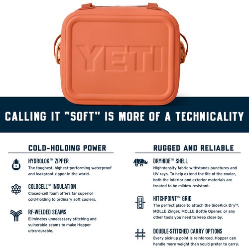 YETI Hopper Flip 12 Portable Soft Cooler, High Desert Clay
