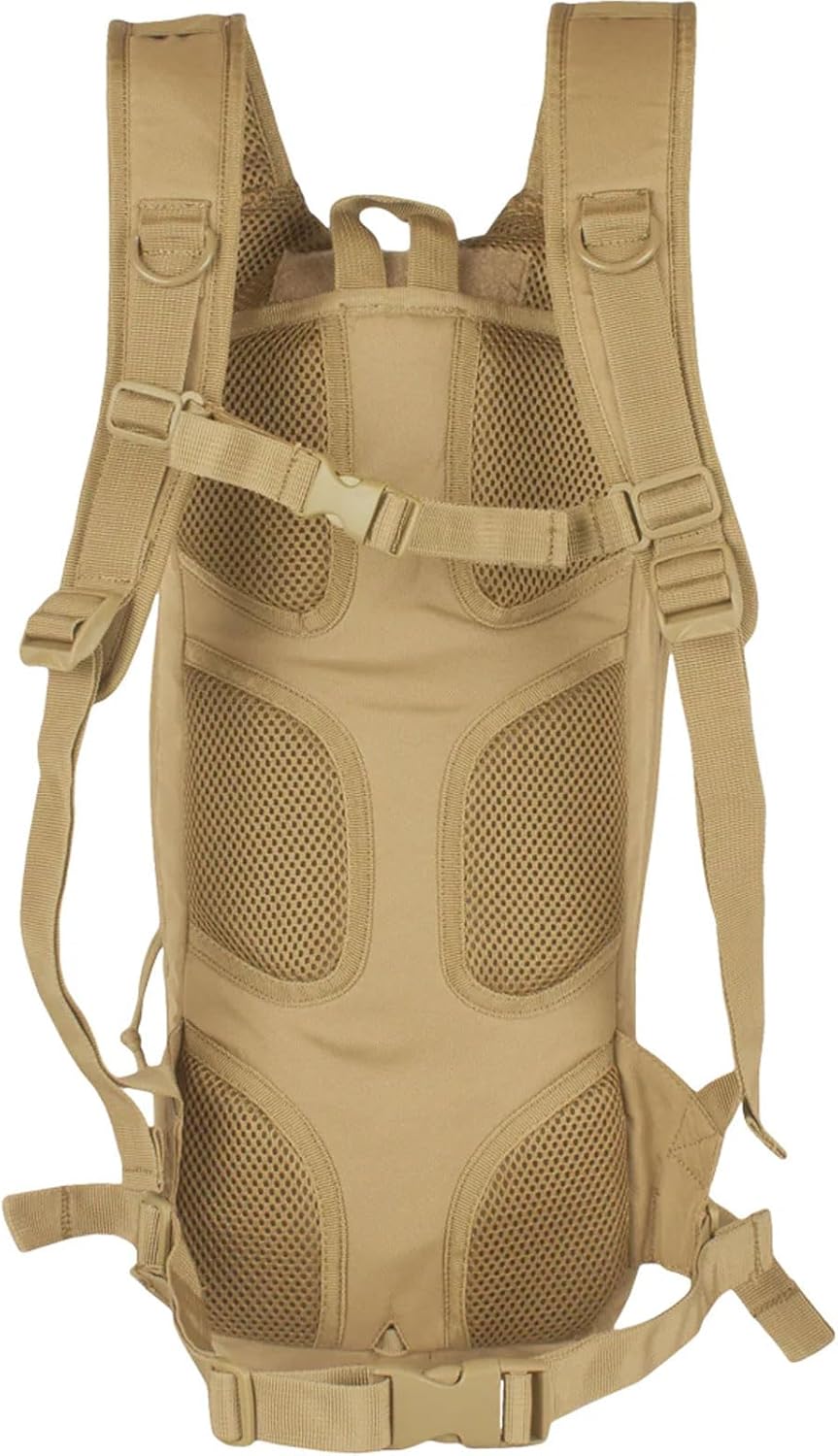 Fox Outdoor Products Compact Modular Hydration Backpack | 11L Tactical Pack with 2.5L Bladder, MOLLE Webbing & Stay-Cool Mesh