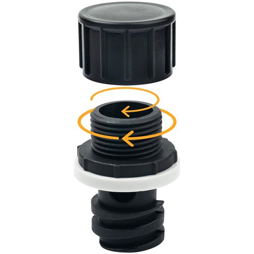 Omoojee Cooler Drain Plug Hose Connection, Cooler Plug Replacement Compatible with Yeti Roadie, Tundra, and Tank Coolers