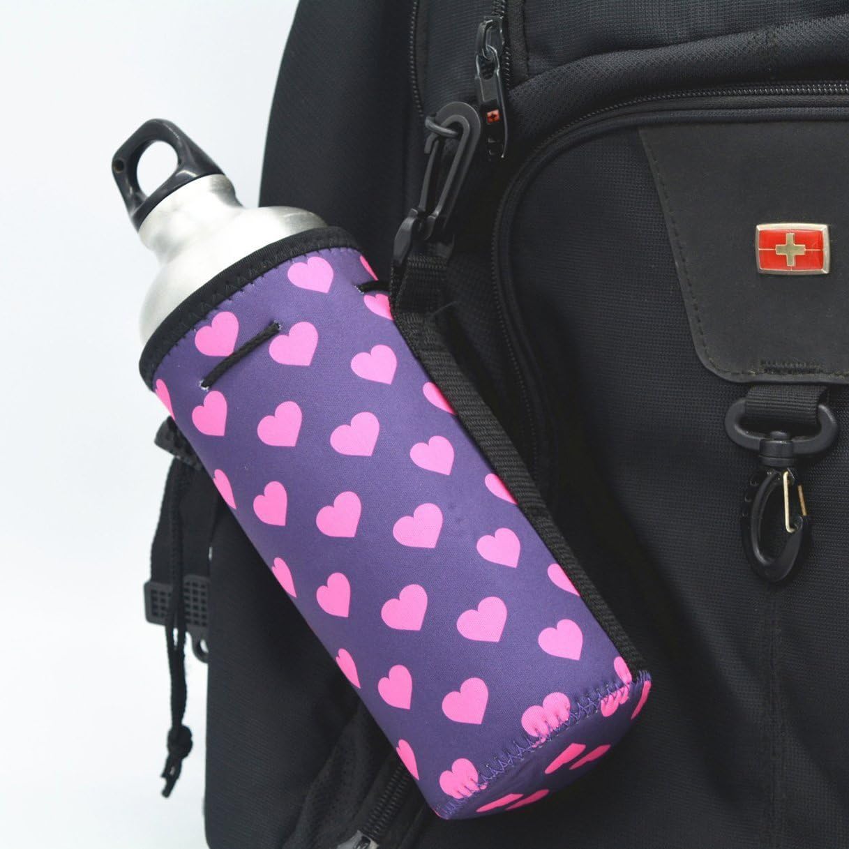 Af-Wan Water Bottle Cooler Carrier for 22 oz Long Neck Water Bottle or Tall Beer Bottles,Protable Neoprene Insulated Water Drink Bottle Cover Sleeve Tote Bag Pouch Holder Strap.(3pcs)