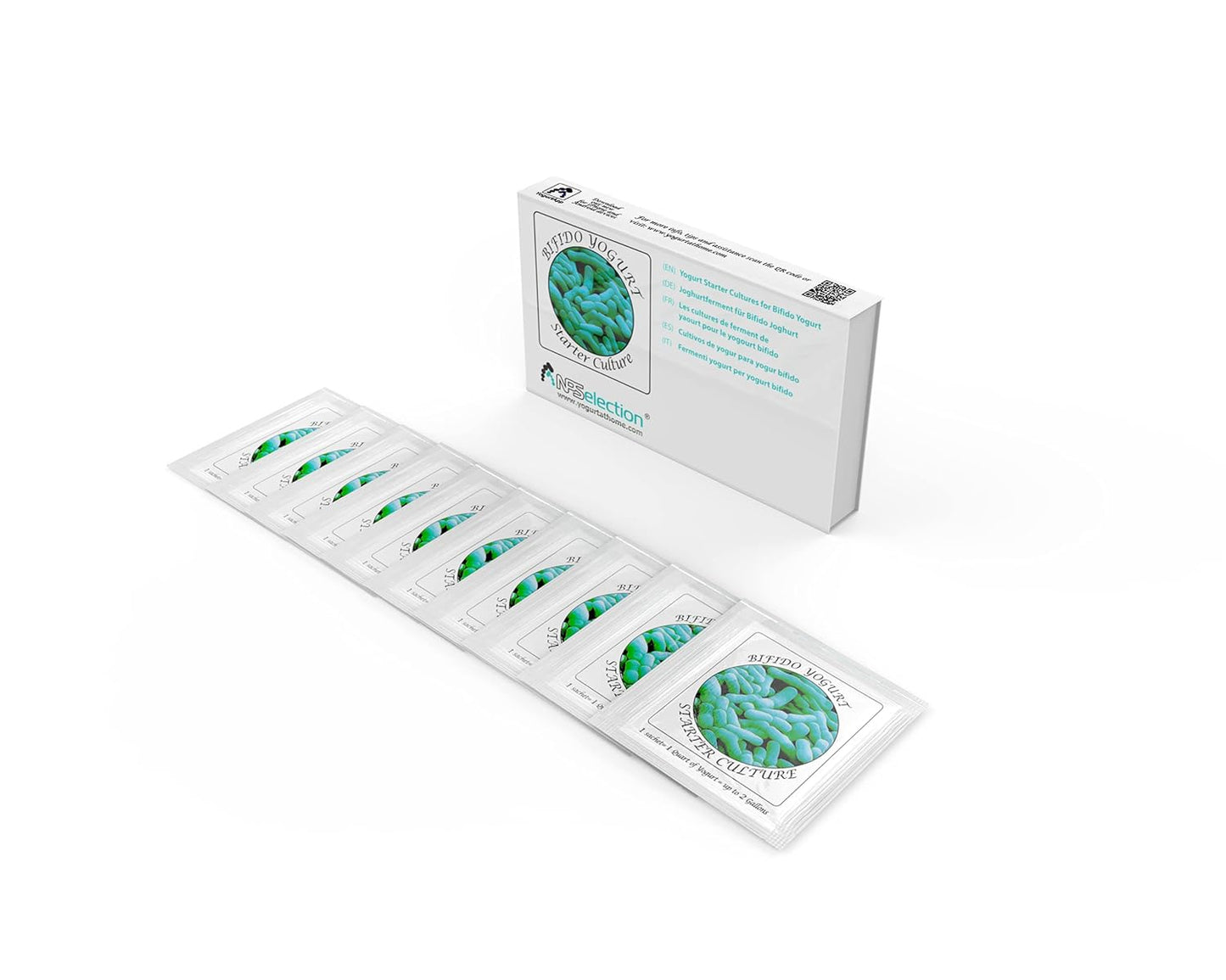 Yogurt Starter Cultures - 3 Freeze-Dried Sachets for Bifido Yogurt Making
