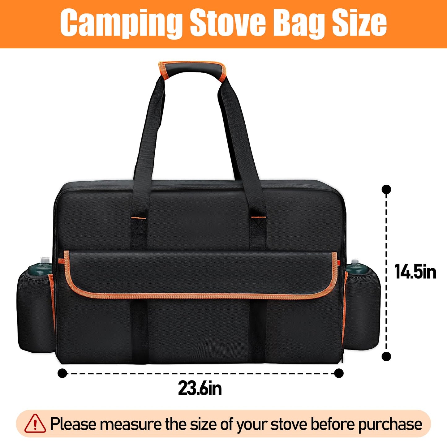 Amerbro Stove Carrying Case Compatible with Coleman, Stove Carry Bag Compatible with Coleman Gas Camping 2 Burner Stove, Triton Stove, for Camp Chef Everest 2 Burner Stove Camp Stove