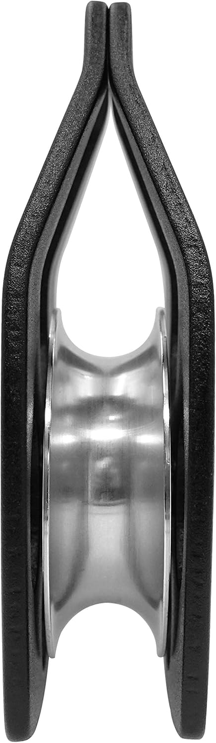 GM CLIMBING Large Rescue Pulley 32kN Single Sheave with Swing Plate CE UIAA Certified