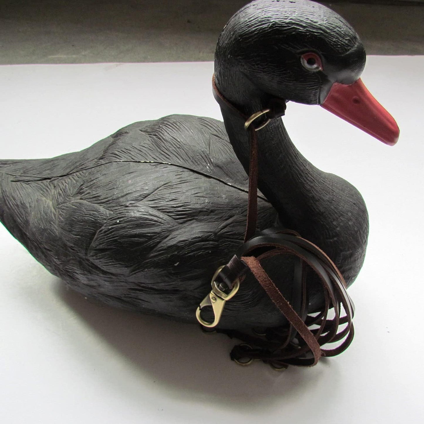 TOURBON Genuine Leather Hunting Duck Strap Game Carrier - Brown