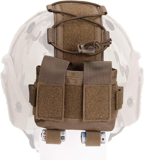 EMERSONGEAR Molle Tactical Helmet Battery Pouch Removable Gear Pouch Tactical Fast Helmet Accessories Counterweight Bag, Counterbalance Weight Bag
