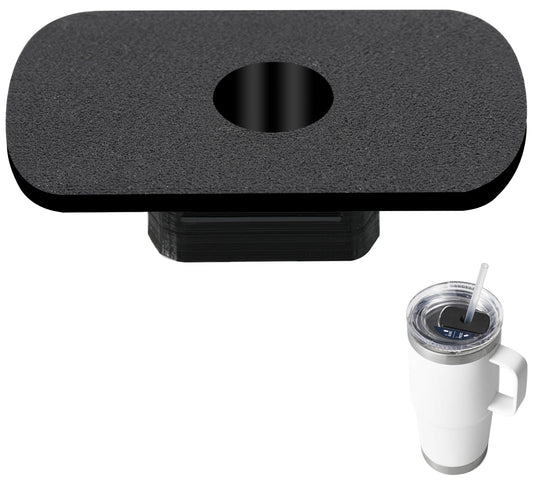 Straw Lid Attachment Compatible With Yeti Tumber Magslider/Stronghold Lid,Straw Cover Accessories For 20/30 Oz Tumber(Black)