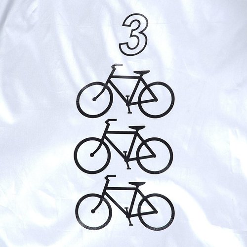Maveek Waterproof Cycle Bike Rain Cover For 1 2 3 Cycle Bikes, Road Bicycle Cover Outdoor Indoor Storage Water Resistance Travel Transport Garage Shed Tent Winter Summer All Weather