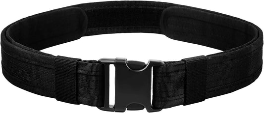 AIRSSON Heavy Duty Belt Tactical Combat Police Utility Belt 1.5 inch Load Bearing with Quick Release Buckle (duty belt)