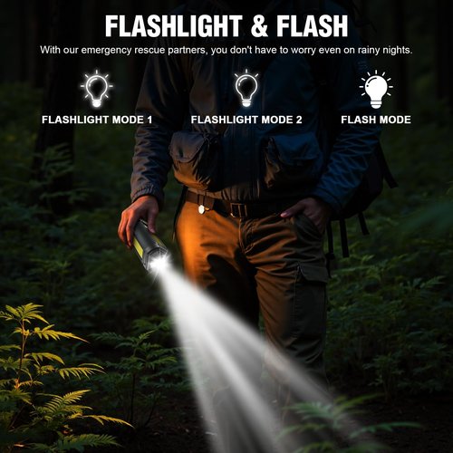 lifancy Camping Lantern Rechargeable-High Brightness LED Lantern Camping Essentials Lights-Portable Camp Lamp and Flashlight - Collapsible and scalable Camp Lights for Hiking,Camp,Emergency Lighting