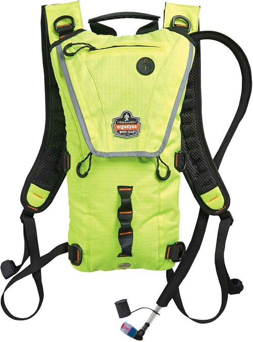Ergodyne Chill-Its 5156 High-Visibility Hydration Backpack with 3L Bladder & Storage