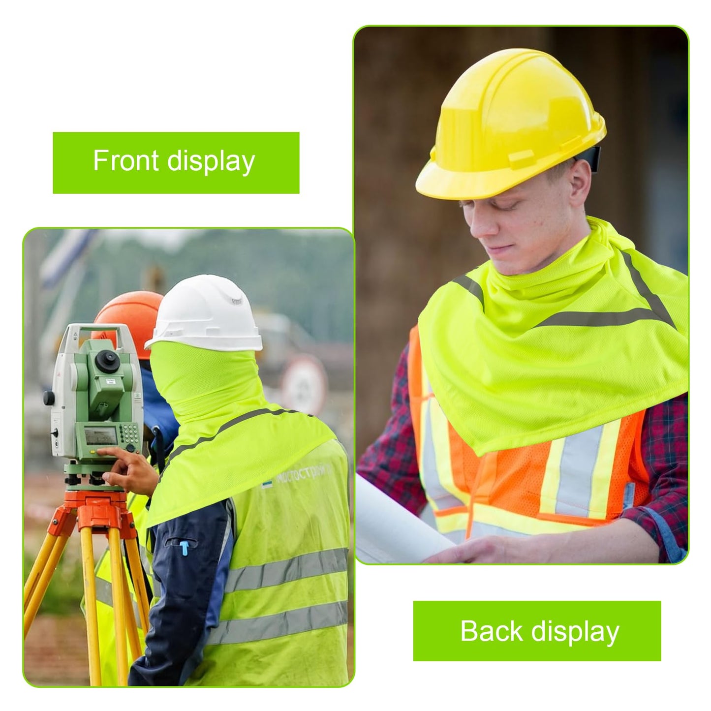 4Pcs Balaclava Summer Sun Protection Face Mask,Breathable Windproof Long Face Cover with Reflective Stripe,Cooling Motorcycle Fishing Sun Mask Men Women