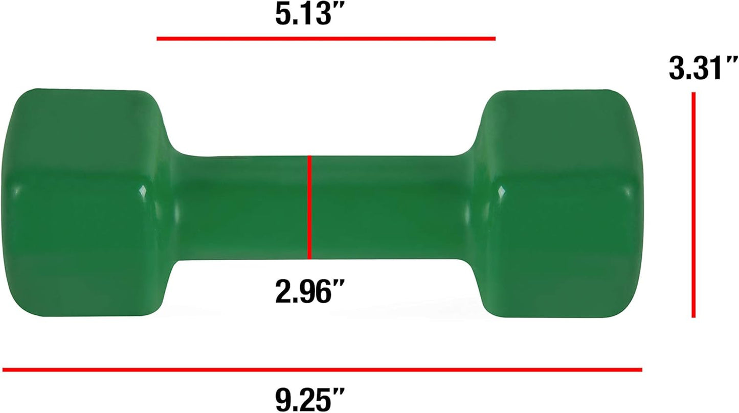 CAP Barbell Vinyl Coated Dumbbell | 1-15 LB Single or Pair