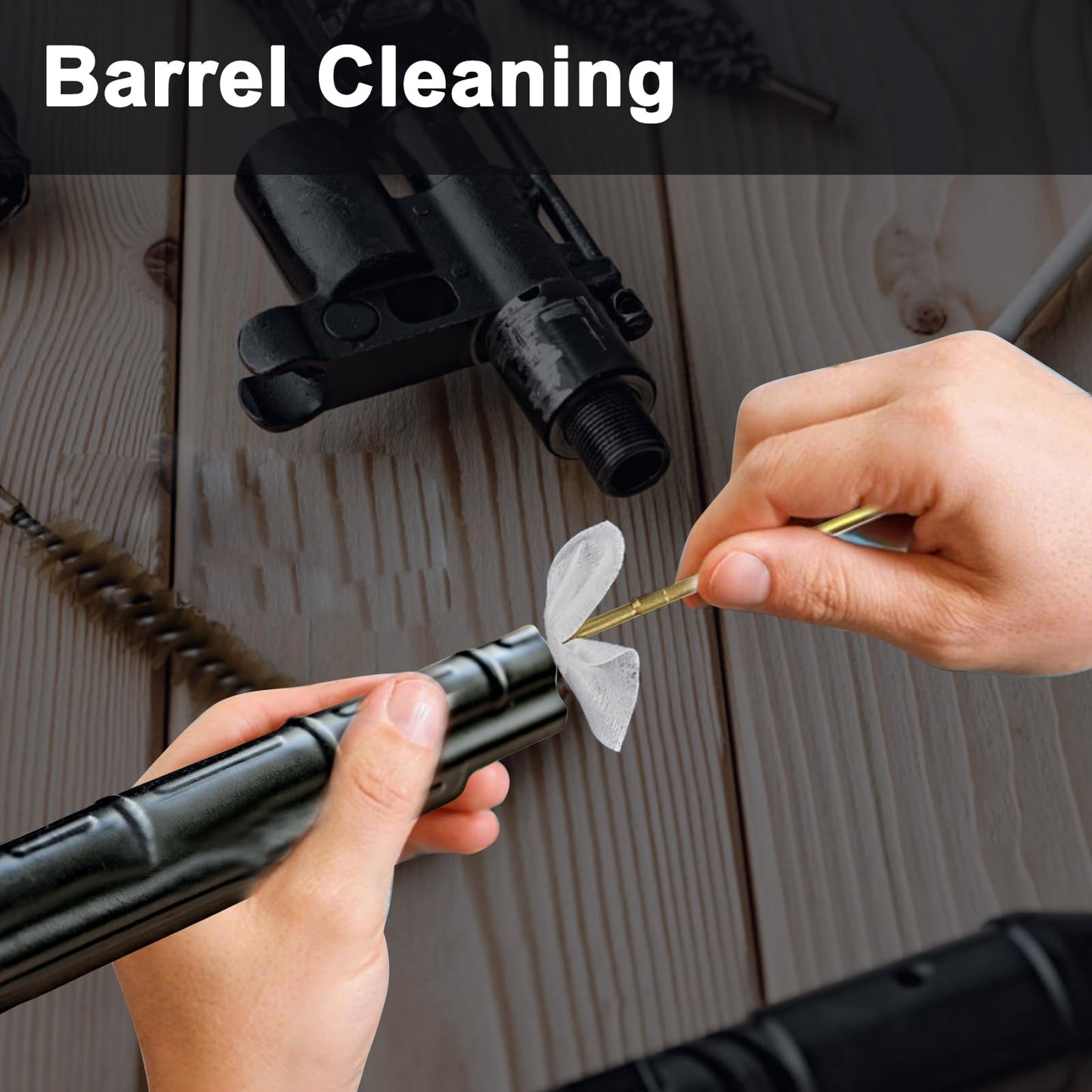 900 PCS Gun Cleaning Patches, 2x2 Inch Square Lint-Free Cotton Pads for 9mm, Rifle, Shotgun & Firearm Maintenance - High Absorbency Gun Cleaning Wipes, Cloth, Pads with Storage Case