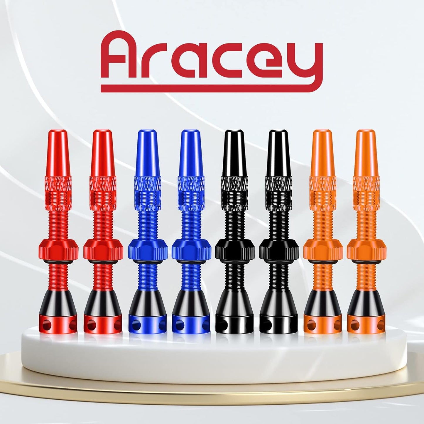 36Pcs Valve Core Remover Tool Kit Bike and Car Valve Core Repair Tool with No-Leak Replacement Presta Valve core and Schrader Valve Core