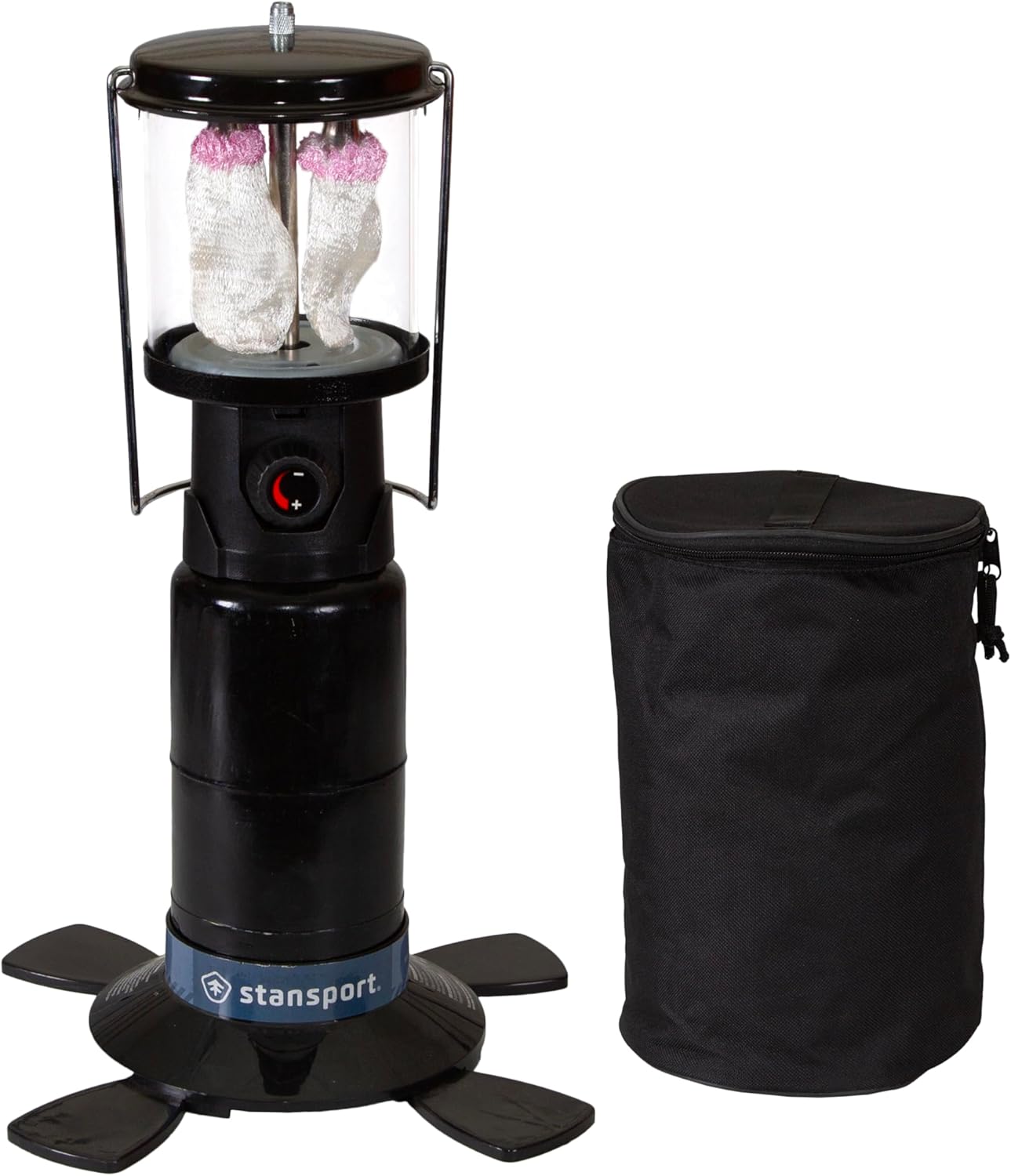 Stansport Compact Single Mantle Propane Lantern (172), Black