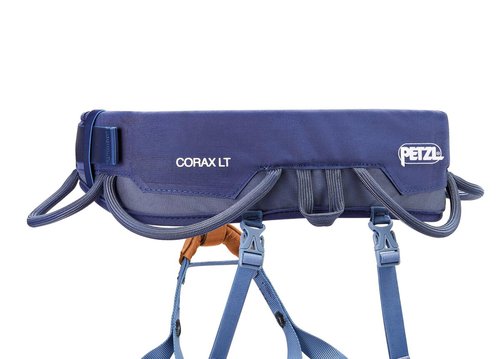 PETZL CORAX LT comfortable, durable harness for a variety of climbing objectives, XS, indigo blue