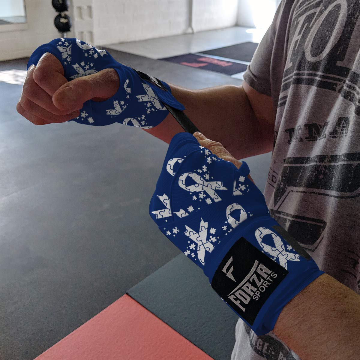 Forza Sports 180" Mexican Style Boxing Handwraps - Navy