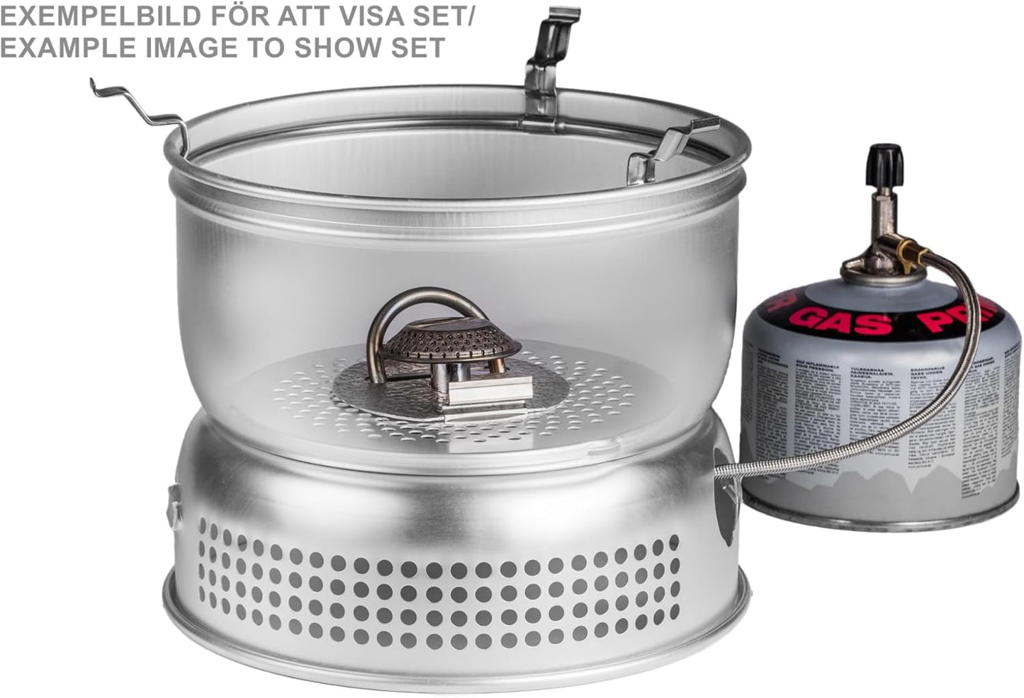 Trangia 25-23 Duossal 2.0 Camping Stove Kit with Stainless Steel Lined Pans