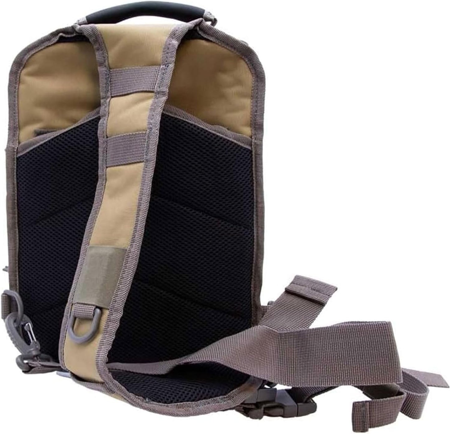 Yukon Outfitters Scout Sling Pack - EDC Hiking Outdoor Urban Ergonomic Spacious Tactical One-Shoulder Backpack with Ambidextrous Carry Sling, Black