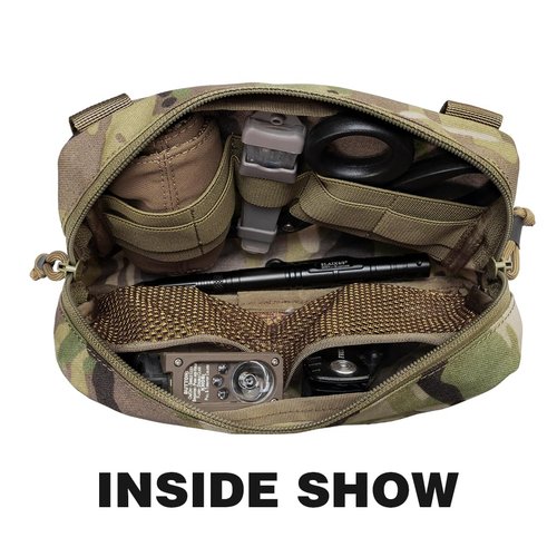 IDOGEAR OUTDOOR Tactical Dump Pouches MOLLE Admin Pouch Military Modular Utility Tools EDC Multi-Purpose Bag 500D Nylon(camo)