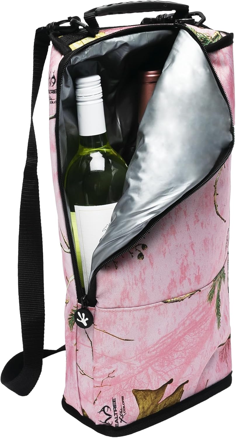 geckobrands Verticool Cooler - Insulated Portable Soft Cooler Bag with Adjustable Shoulder Strap, Holds 9 Cans or 2 Wine Bottles, Perfect for Beach, Picnics, and Outdoor Activities