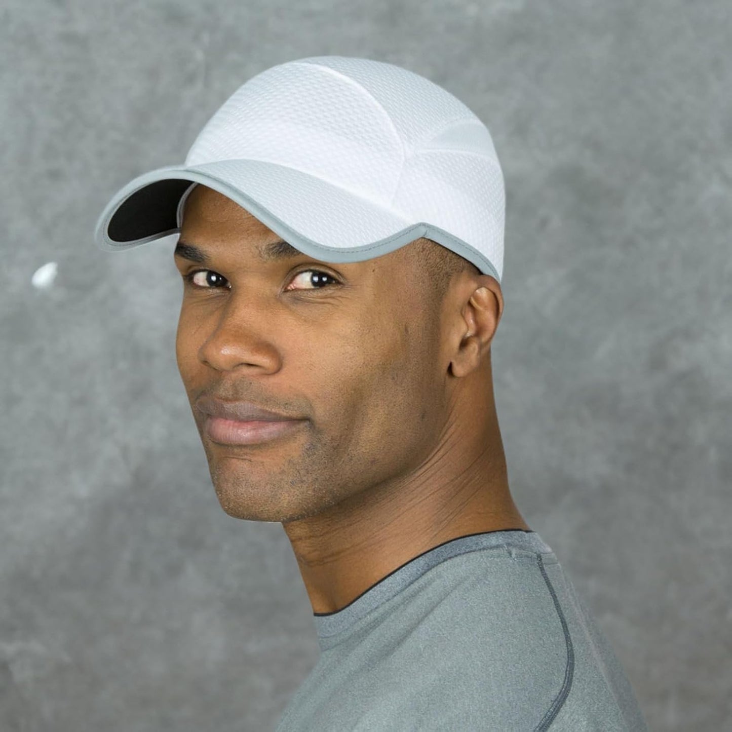 TrailHeads Reflective Running Cap | A Quick Dry Hat for Men | The Flashback 360 Sports Cap - 3 Colors