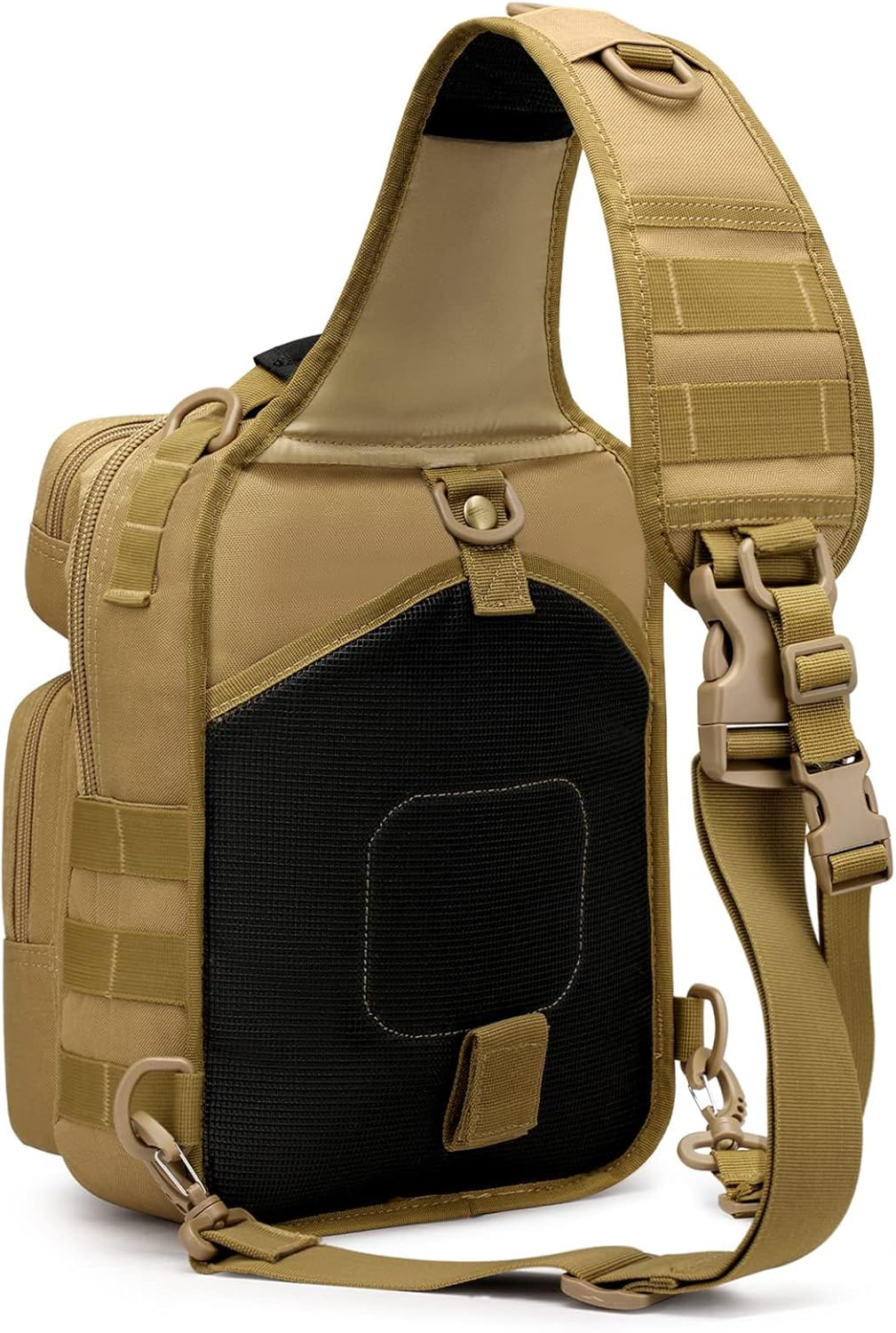 G4Free Tactical Sling Bag Backpack Military Rover Shoulder Sling Pack Molle EDC Small Crossbody Chest Pack
