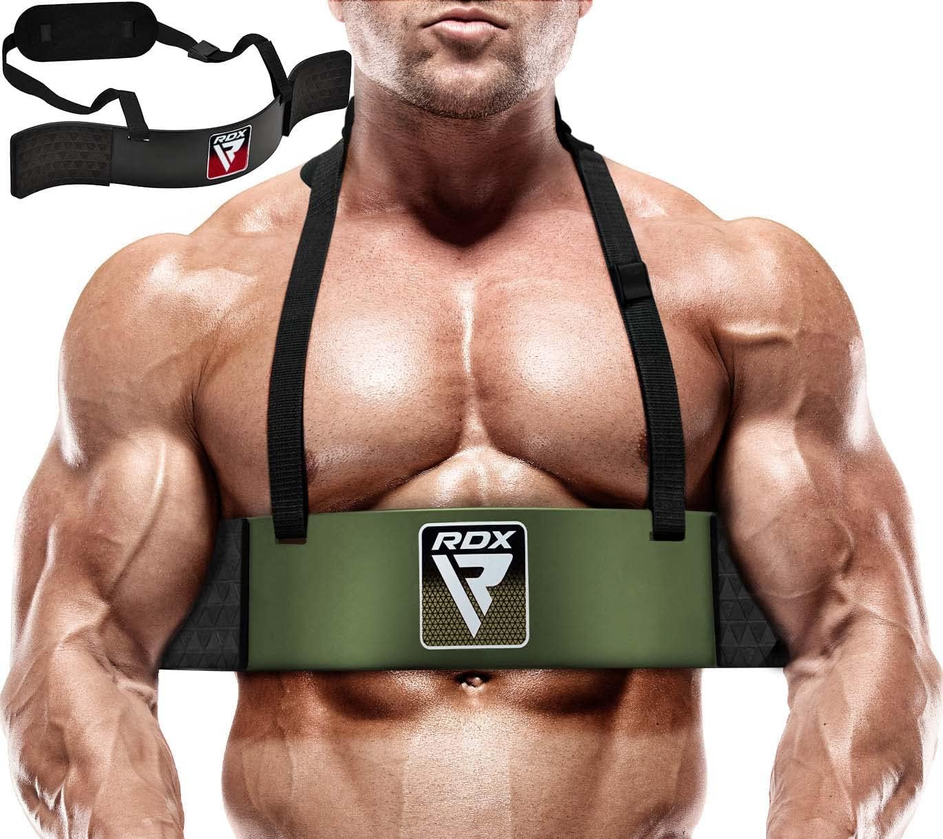 RDX Arm Blaster for Biceps & Triceps - 23” Aluminum Curl Support Isolator with Adjustable Strap & Thick Padding
