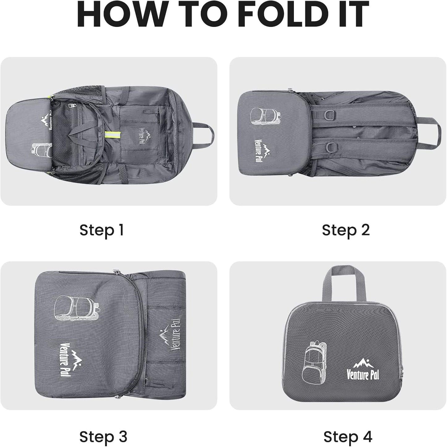 Venture Pal 35L Ultralight Lightweight Packable Foldable Travel Camping Hiking Outdoor Sports Backpack Daypack