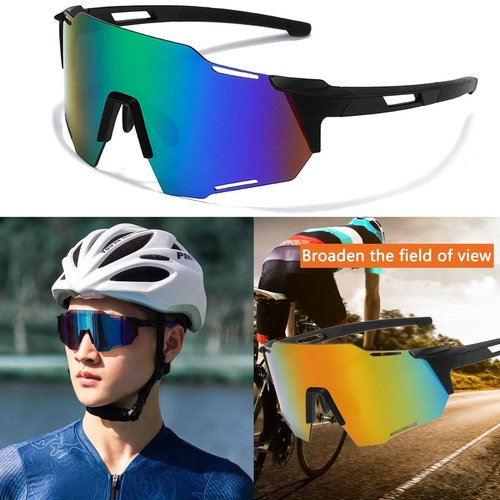SOIAODRAH Polarized Sports Sunglasses,Lightweight Sun Glasses with UV Protection for Driving Fishing Cycling Golf