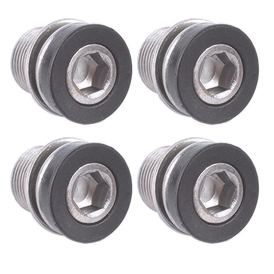 Auto-plaza 4X Bicycle E-Bike M15 Crank Arm Bolts ISIS Crank Screws Compatible with Bosch E-Bike Drives Brose