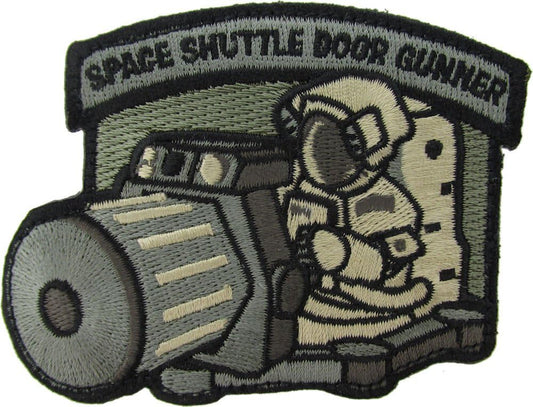 Shuttle Door Gunner ARID MIL SPEC Patch