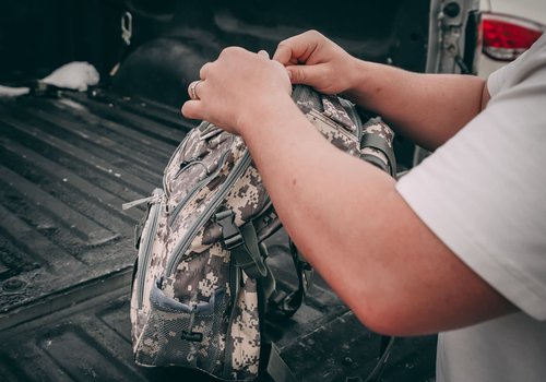 Blue Coolers Blue Seventy-Two - Pro Series - Camo Deluxe | 72 Hour Emergency Backpack Survival Kit for 1 Person | Survival Kit for Wildfires, Earthquakes, Tornado, Hurricane, and Other Emergencies