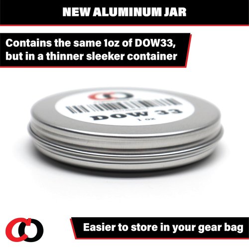 Captain O-Ring Pure DOW 33 Paintball Lubricant Grease (1 oz Jar DOW33) Paintball Marker Maintenance Lube