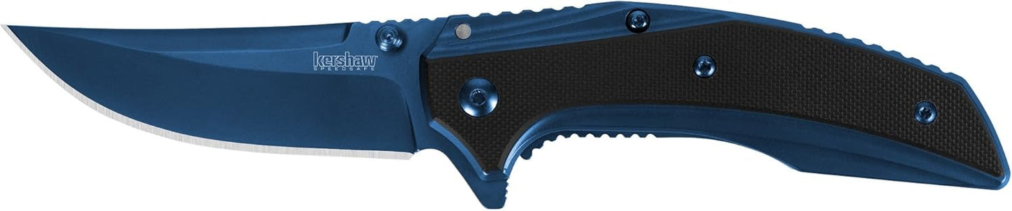Kershaw Chive Pocket Knife, 1.9 Inch 420HC Steel Blade, Speedsafe Assisted Opening, Made in the USA, (1600)