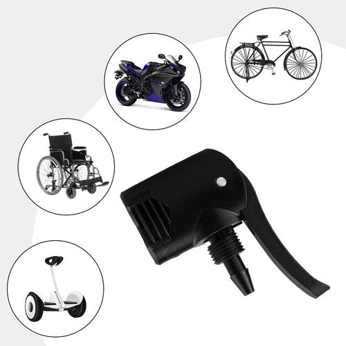 Double-Head Pump Adapter Valve, 3 in 1 Replacement Dual Head Air Pump Adapter Valve, Multi-Purpose Double Pump HeadHose Adapter Connector Bike Pump Double Head Nozzle