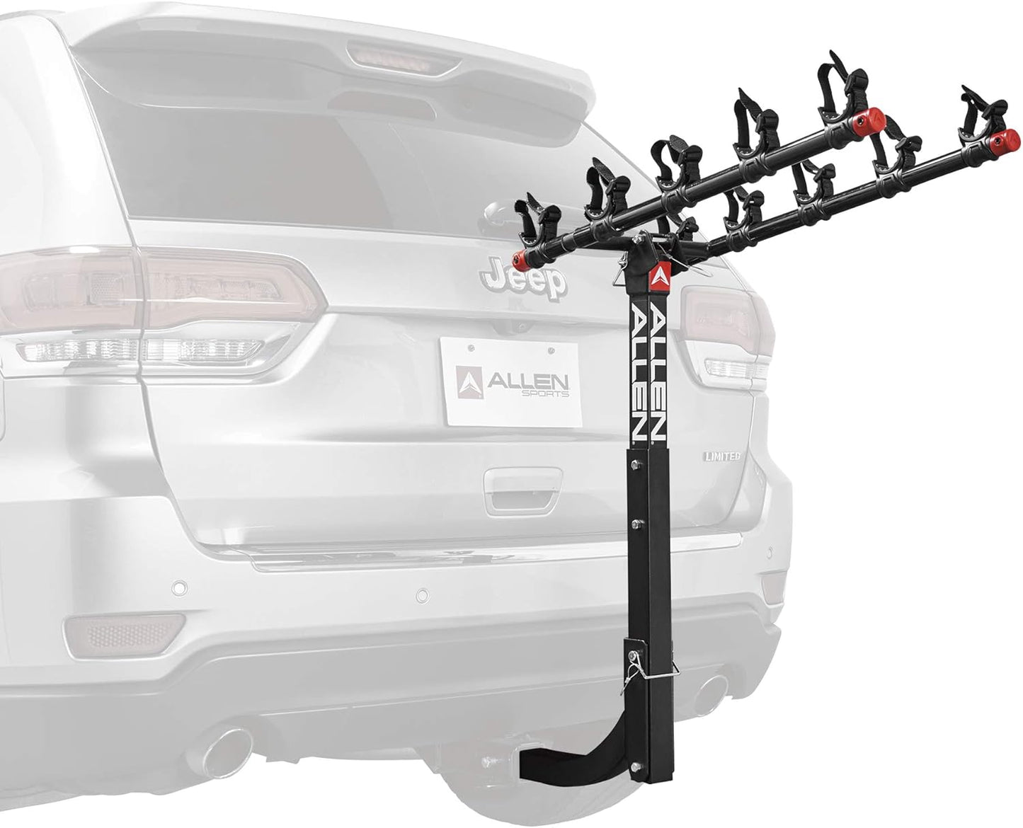Allen Sports Deluxe Locking Quick Release 5-Bike Carrier for 2 in. Hitch, Model 552QR , Black
