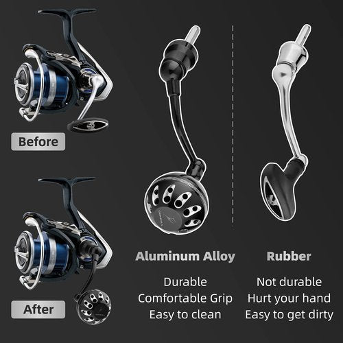 GOMEXUS Power Handle Compatible for Daiwa Legalis LT Crossfire LT Fishing Reel Handle