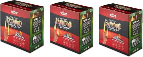 Better Wood Products Fatwood Firestarter Box, 5-Pounds