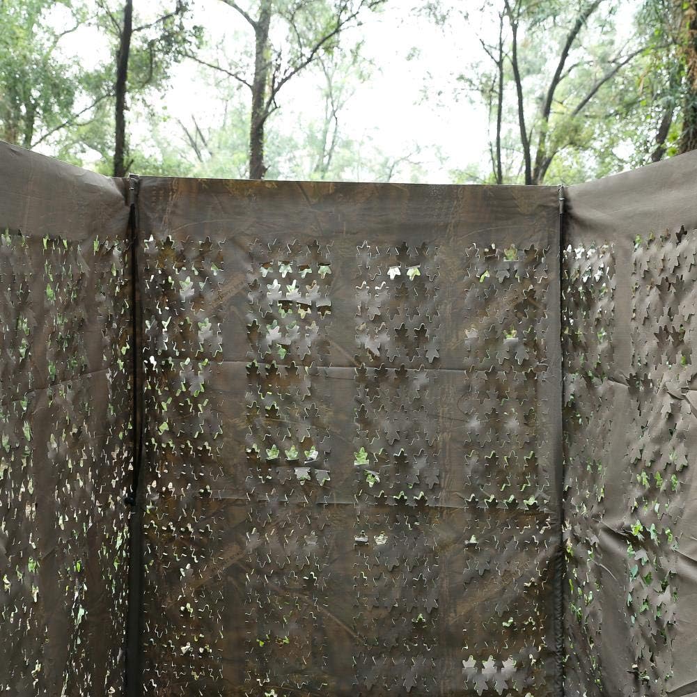 AUSCAMOTEK Ground Blind 5×10 Feet Turkey Duck Deer Blinds Hunting Camouflage Height Adjustable